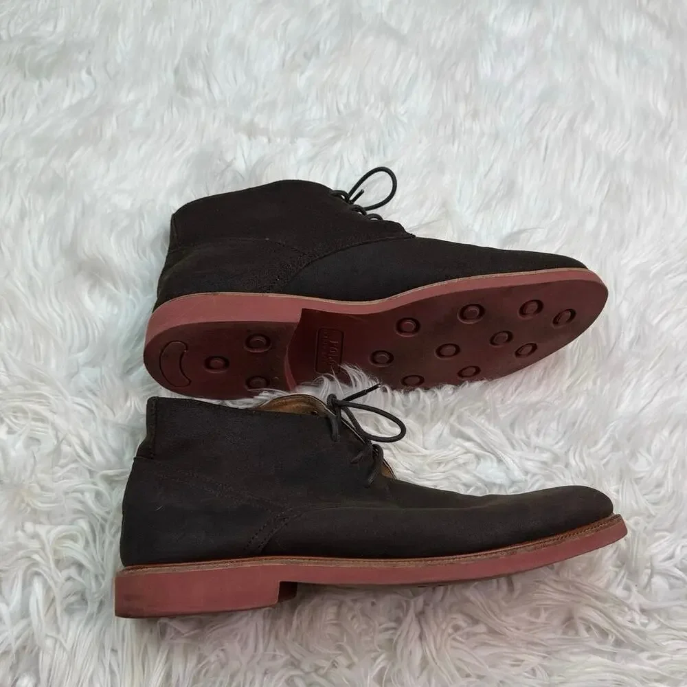 Polo Ralph Lauren Torrington Chukka Boots Brown Suede Size 13D Leather